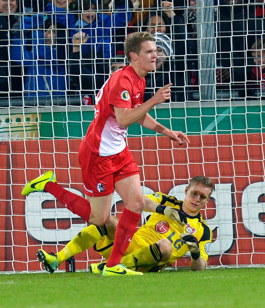 Gut gekmpft, dennoch verloren: Der SC Freiburg verliert das DFB-Pokal-Achtelfinale gegen Bayer 04 Leverkusen.