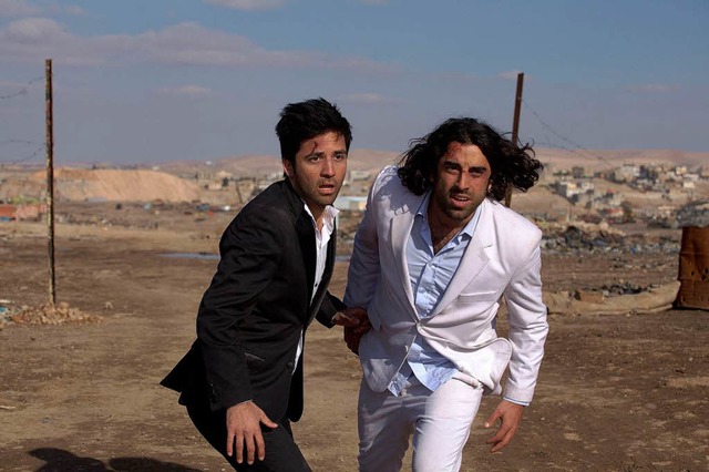 Ungleiche Brder im palstinensisch-is...: Karim Saleh (rechts),  Navid Akhavan  | Foto: zorro