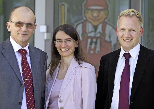 Von links: Martin, Yvonne und Stefan Hofmann  | Foto: H. und H.