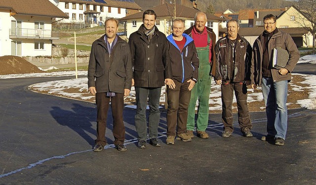 Nikolaus Albiez (SBG), Brgermeister T...m Wintereinbruch fertig geworden ist.   | Foto: Claudia Renk