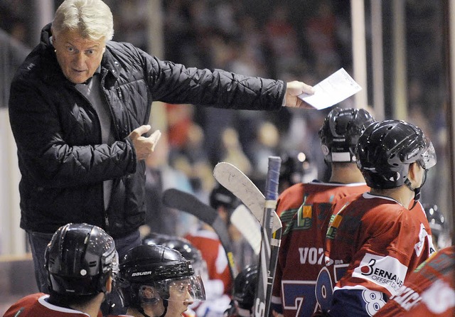 Voller Terminkalender im Dezember fr EHC-Coach Leos Sulak und seine Mannen.   | Foto: Achim Keller