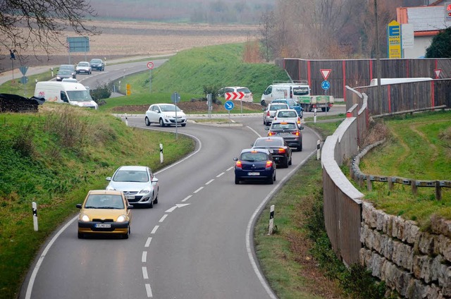 Es reicht: Pfaffenweiler will nicht noch mehr Verkehr auf der L125.  | Foto: Tanja Bury