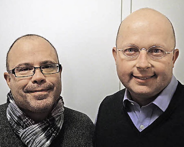 Thomas Bockstahler (links) und  Martin Schmidt   | Foto: Sophia Hesser