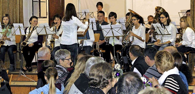 Musikalische Unterhaltung gab es  beim...sbrunch des Musikvereins Harpolingen.   | Foto: Musikverein