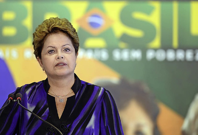 Im Zwielicht: Brasiliens Prsidentin Dilma Rousseff  | Foto: afp