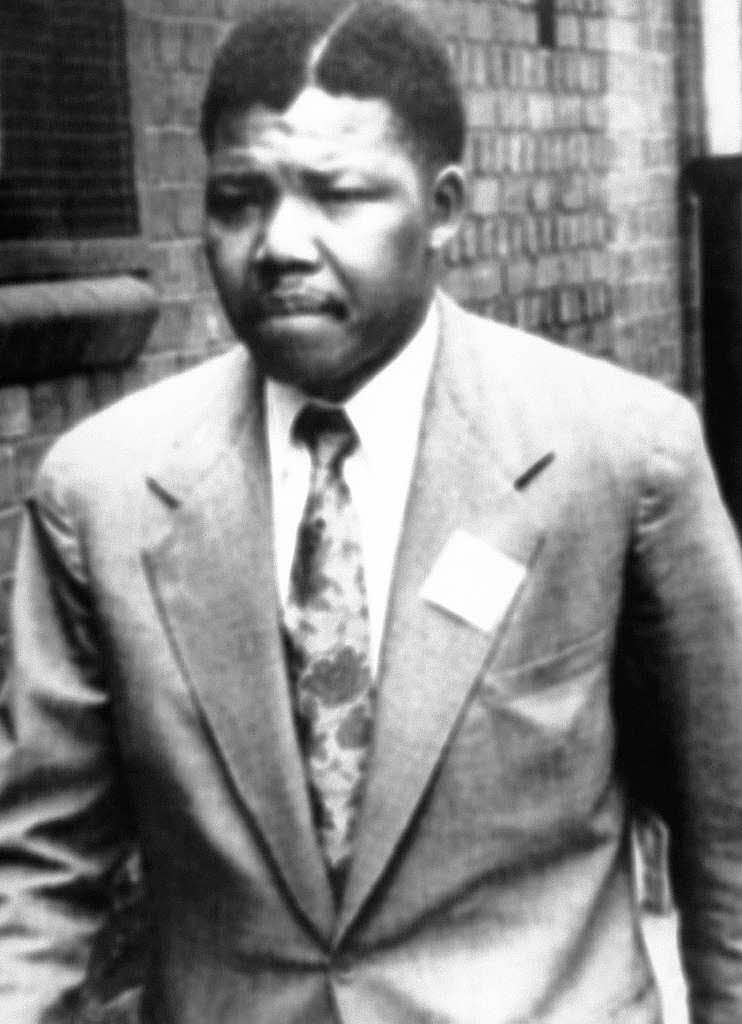 1961: Nelson Mandela, ein Jahr nachdem der African National Congress in Sdafrika gebannt worden war.