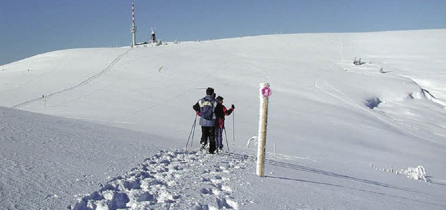 Mit Schneeschuhen unter den Fen kann...ch tief verschneite Gebiete erkunden.   | Foto: privat