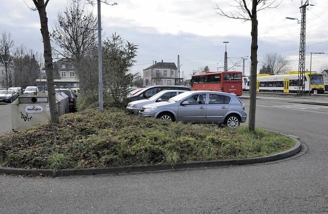 Platz fr mehr Bushaltestellen soll mi...n auf dem Bahnhofvorplatz weichen muss  | Foto: Markus Zimmermann               