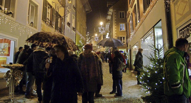 Volle Gassen wird es auch dieses Jahr ...i der Altstadtweihnacht in Laufenburg.  | Foto: siebold