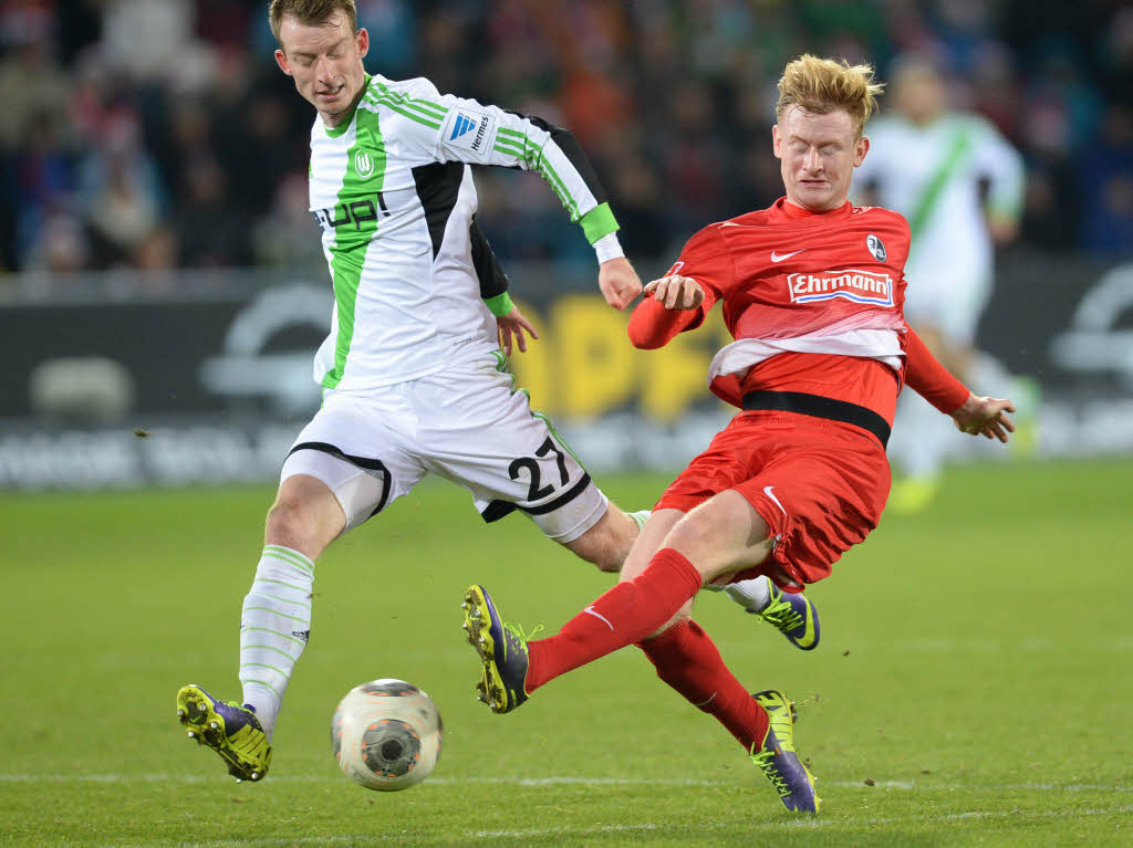 Der SC Freiburg hat auch das zweite Spiel der englischen Woche gegen starke Wolfsburger verloren.