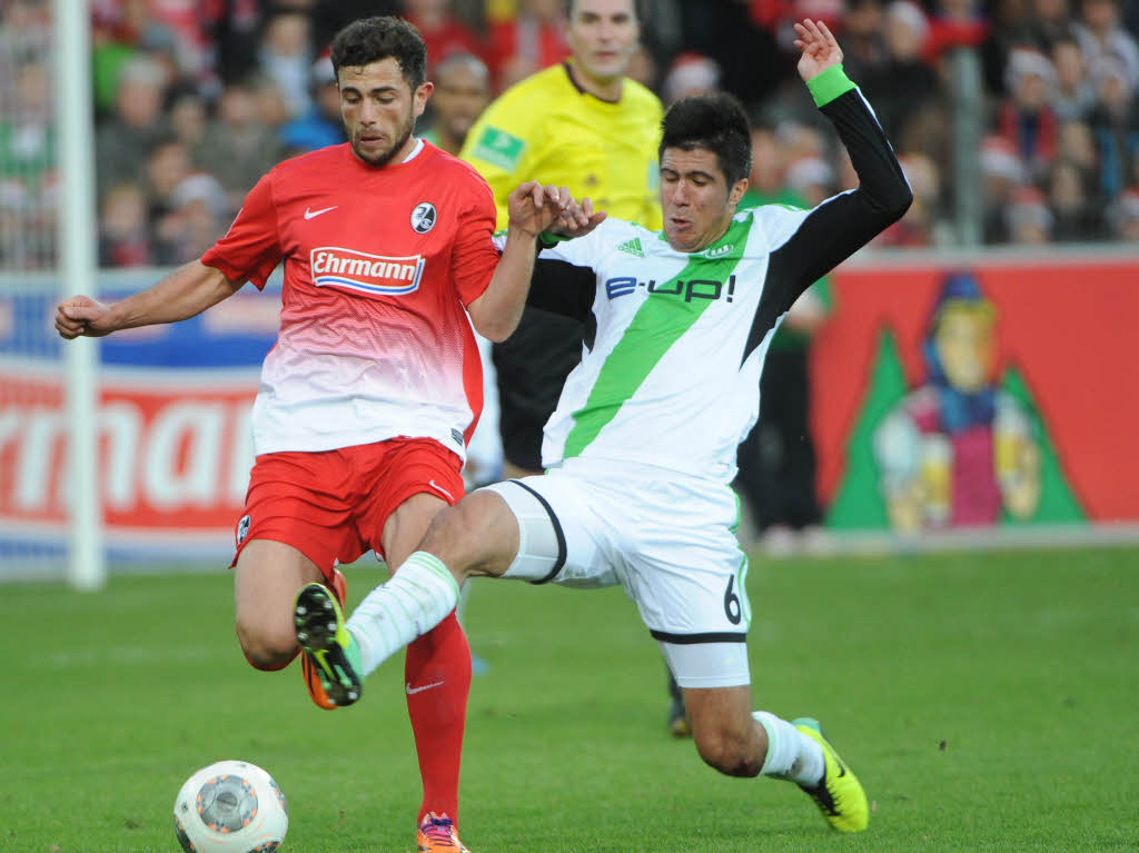 Der SC Freiburg hat auch das zweite Spiel der englischen Woche gegen starke Wolfsburger verloren.