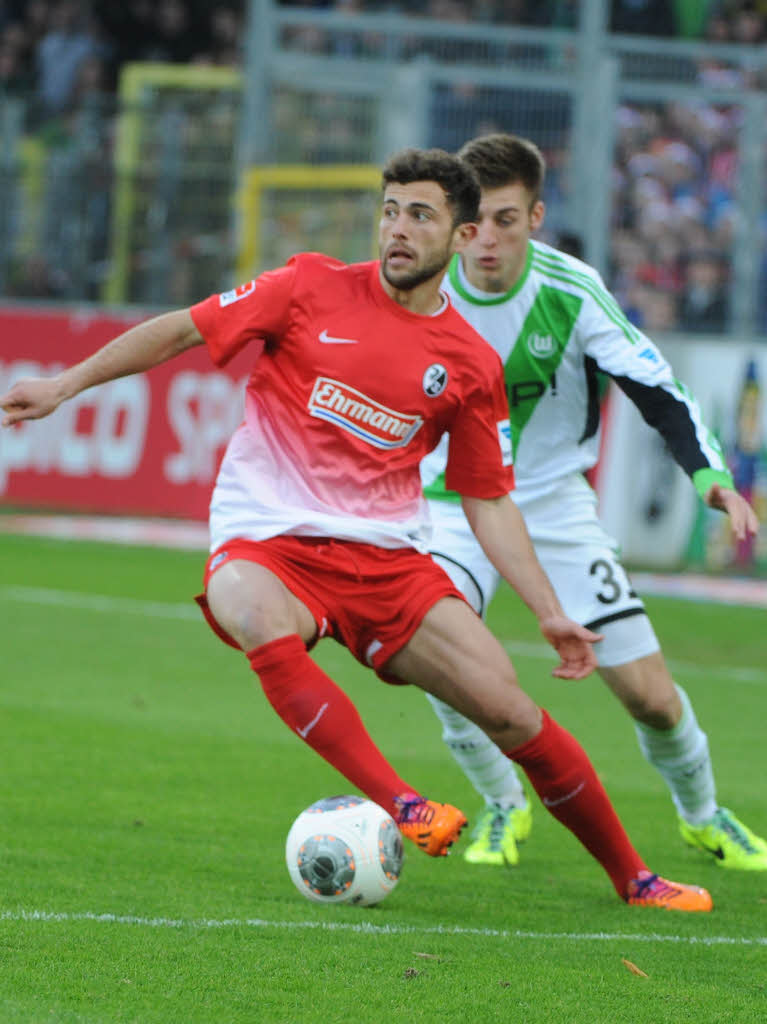 Der SC Freiburg hat auch das zweite Spiel der englischen Woche gegen starke Wolfsburger verloren.