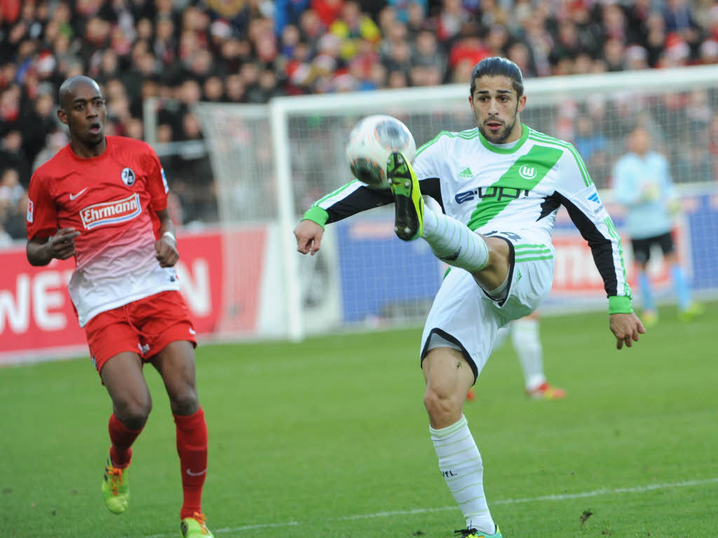 Der SC Freiburg hat auch das zweite Spiel der englischen Woche gegen starke Wolfsburger verloren.