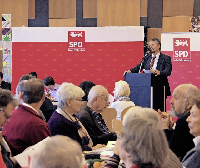 Mitgliederversammlung SPD Freiburg, Debatte ber Groe Koalition am 7.12.2013  | Foto: SPD Freiburg