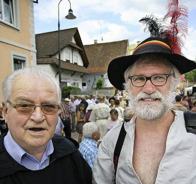 Die 1250-Jahr-Feier hat die Menschen b...wochenende mit Pfarrer Felix Baumann.   | Foto: B. Henning