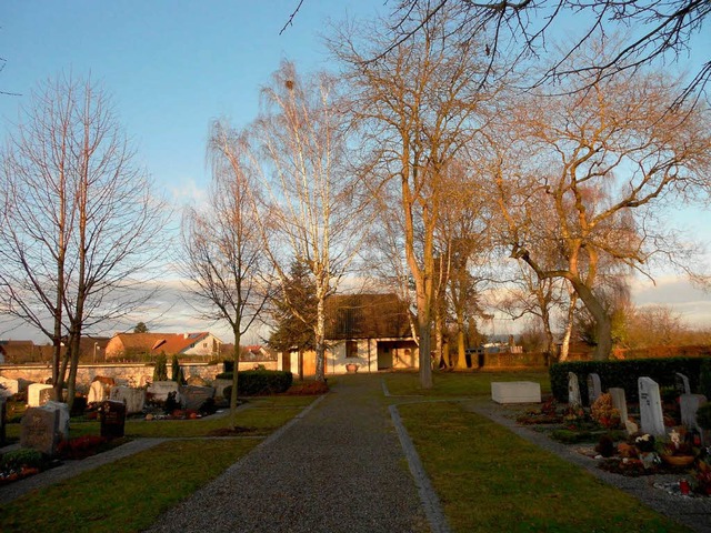 70000 Euro hlt die Gemeinde Eimelding...t fr Investitionen auf dem Friedhof.   | Foto: V.Langelott
