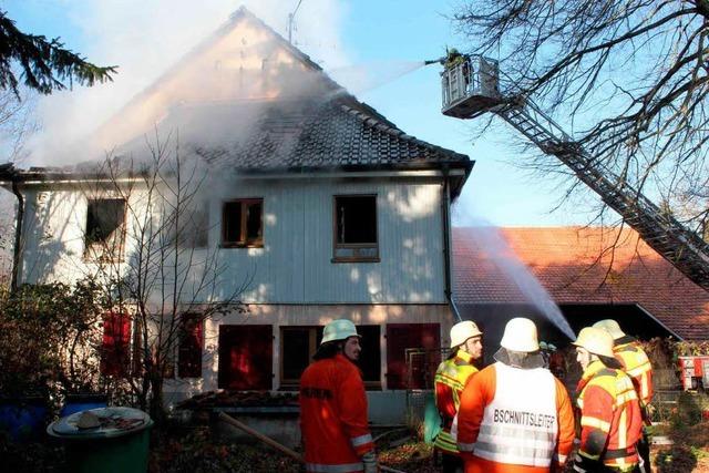 Offener Kamin lst Brand aus – zwei Leichtverletzte in Bremgarten