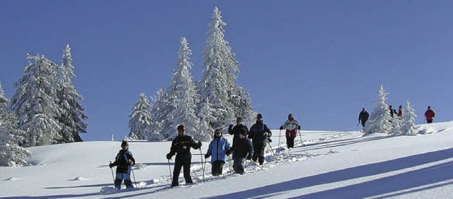 Immer mehr Menschen entdecken Schneeschuhwandern und Langlauf fr sich.   | Foto: zvg