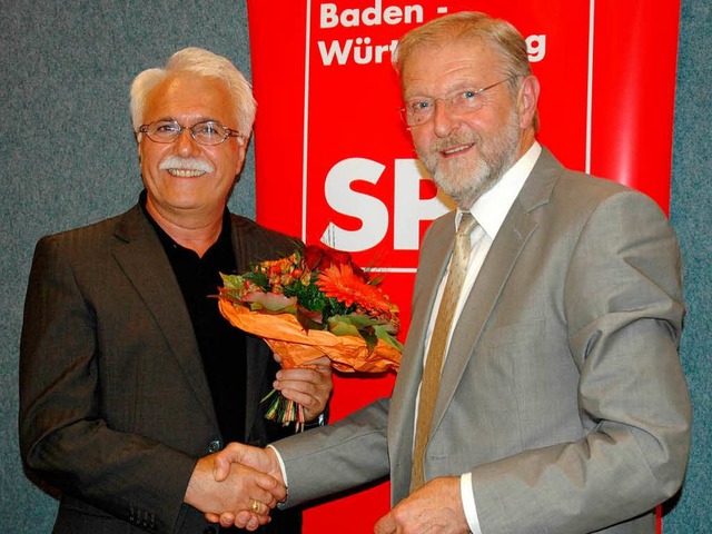 Der Abgeordnete und sein Nachfolger: A... der Kreisdelegiertenkonferenz 2010.    | Foto: Archivfoto: Manfred Hfner