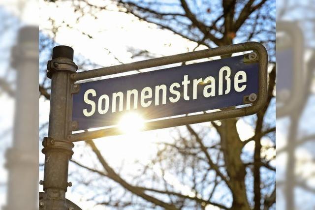 Sonnenstraße im Stadtteil Herdern