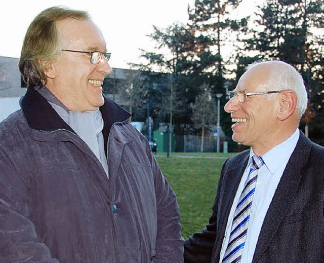 Robert Mller (links) und Berhard Spth   | Foto: ouk