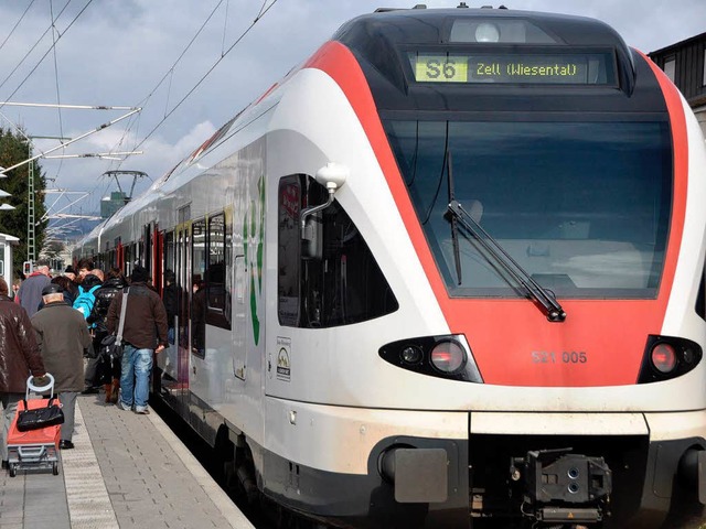 Die Regio-S-Bahn-Linie S 6 fhrt wieder zwischen Basel und Zell.  | Foto: Daniel Gramespacher