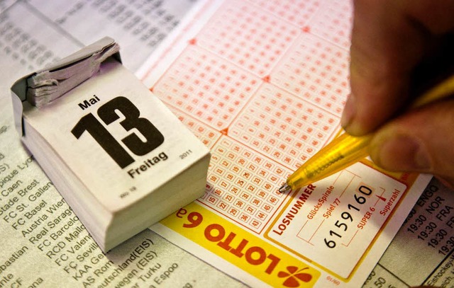 Lotto spielen an diesem Unglckstag? Ob das eine gute Idee ist?   | Foto: dapd