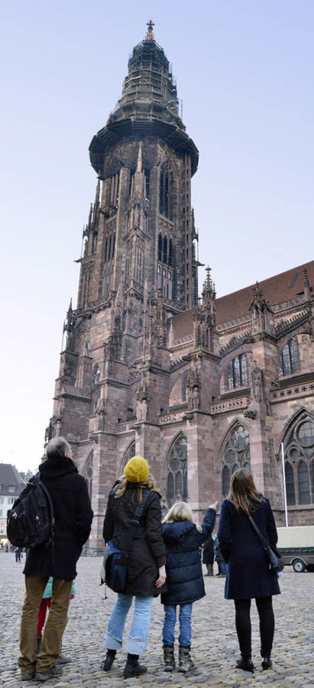 Ganz schn gro, das Mnster.  | Foto: Michael Bamberger