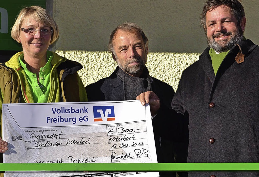 MdL Reinhold Pix (rechts) hatte mit ei...ese Facchinetti und  Helmut Bchele).   | Foto: Schilling