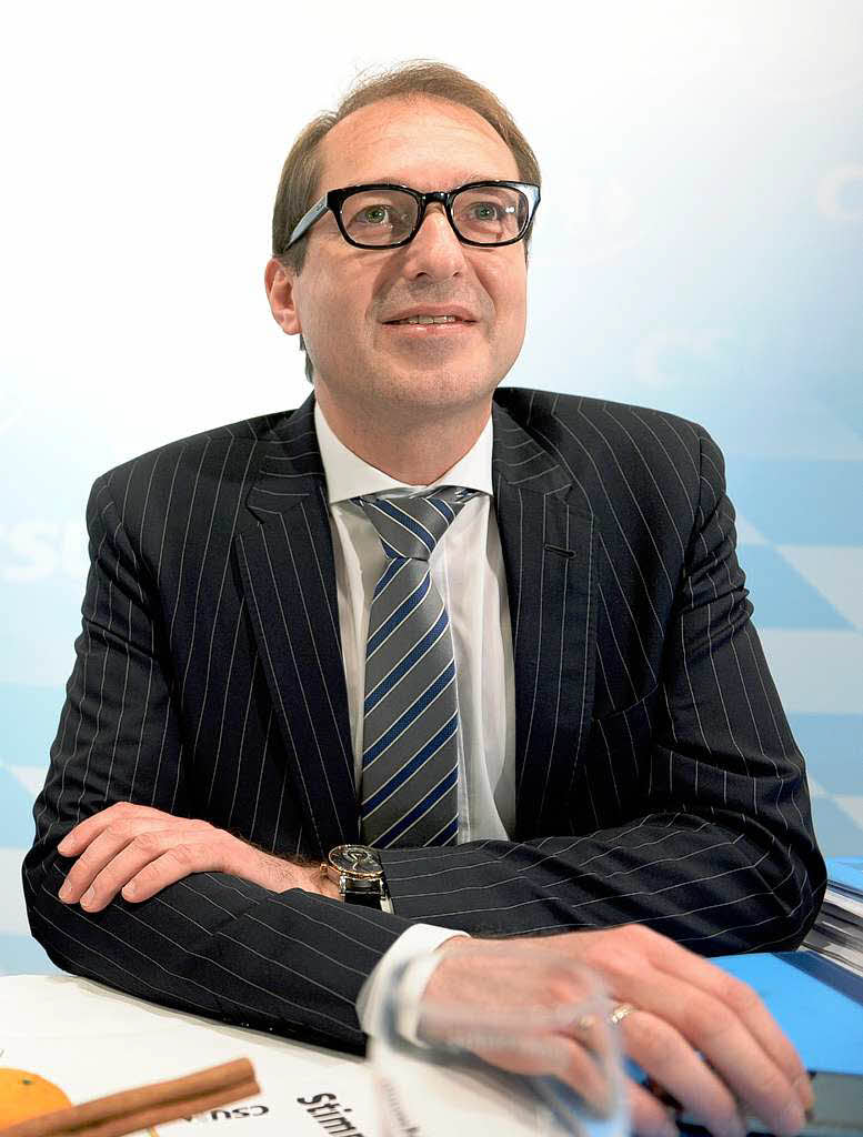 Verkehrsminister Alexander Dobrindt, CSU