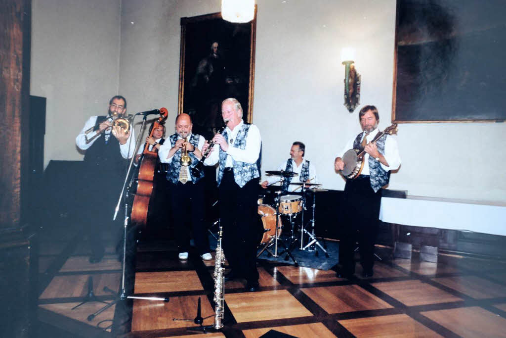 1999: Einer von vielen Auftritten im Historischen Kaufhaus in Freiburg