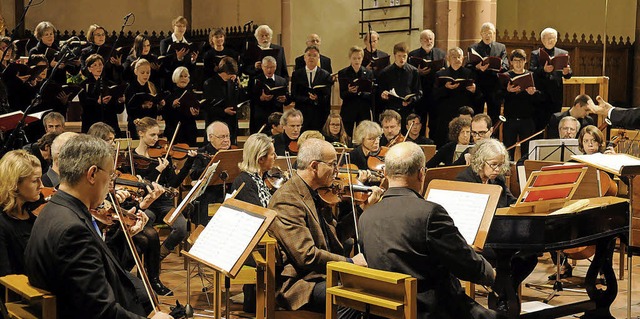 Nicht trstlich Weihnachtliches, sonde...klang  durch die Lahrer Stiftskirche.   | Foto: WK