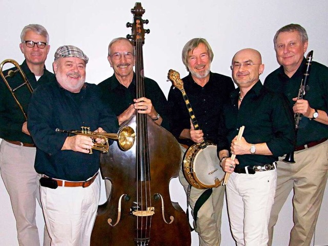 Die Hallelujah Stompers mit Grndungsm...Dritter von rechts) in ihrem 50. Jahr   | Foto: Promo