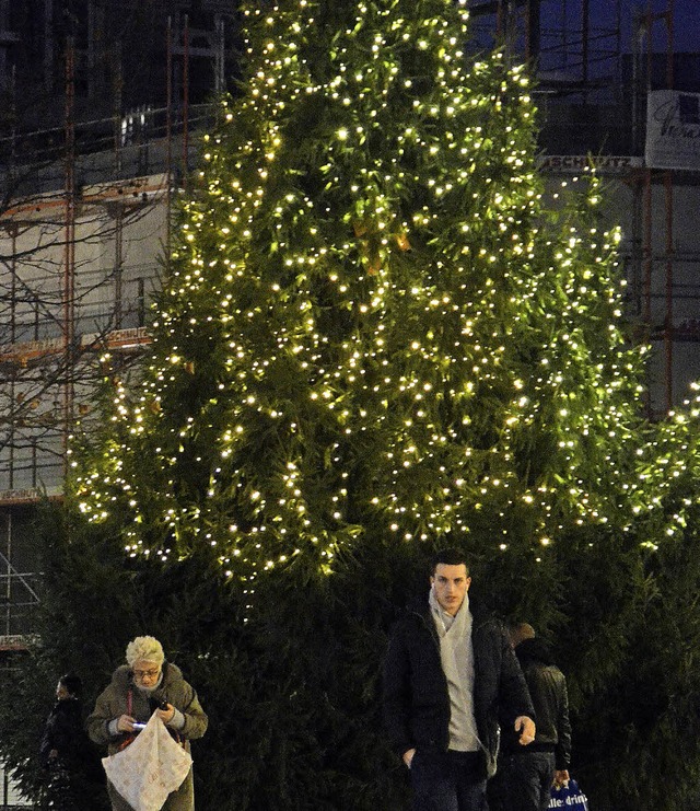 Weihnachten belebt das Geschft.  | Foto: Peter Gerigk