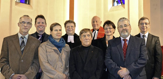 Neu gewhlte Mitglieder des  ltestenk...r Hasenbrink und Hans-Joachim Demuth.   | Foto: Berger