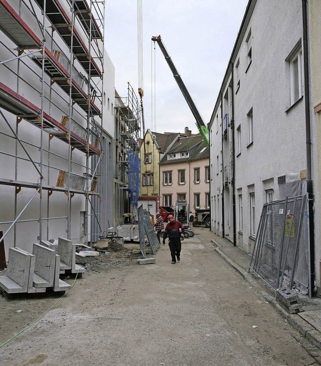 Die Rappentorgasse soll Mitte Februar ausgebaut werden.   | Foto: Bastian Henning
