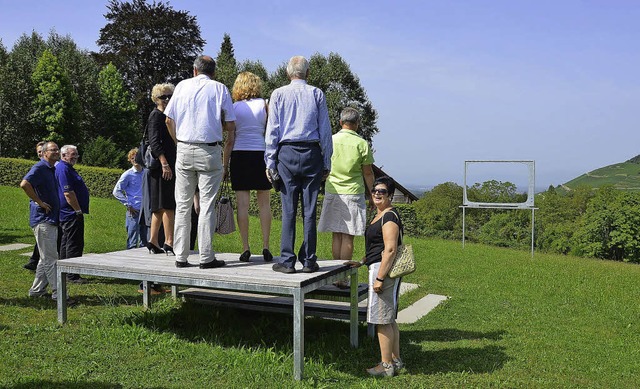 Auch das wird mit der Kurtaxe bezahlt: Ausblicke im Park der Sinne.   | Foto: sigrid umiger