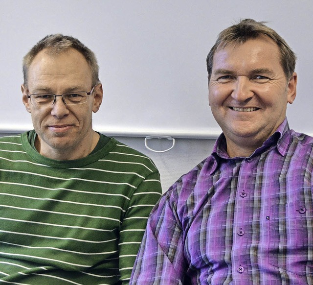 Stefan Kranzer (links) und Peter Faller  | Foto: Michael Baas