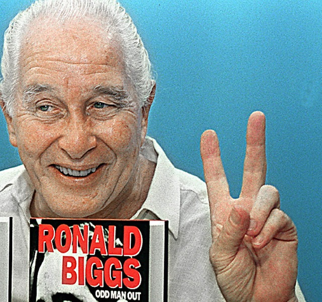 Keine Reue: Ronnie Biggs bei der Vorstellung seiner Memoiren  