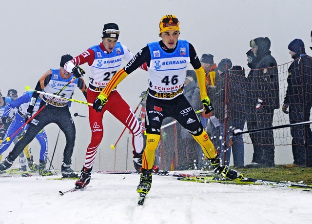 Endlich einmal auch beim Weltcup-Heims...tive fr einen Spitzenplatz verloren.   | Foto: bachmann