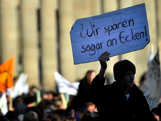 Demo Freier Schulen (2010)  | Foto: ddp