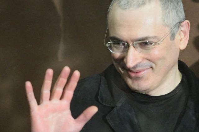 Chodorkowski ist auf dem Weg nach Deutschland