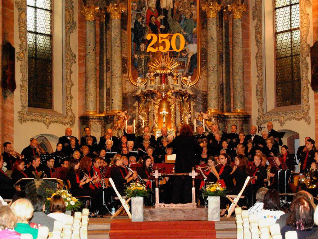Zur 250-Jahr-Feier von St. Gallus Hofweier gibt’s ein groes Festkonzert in der Kirche.