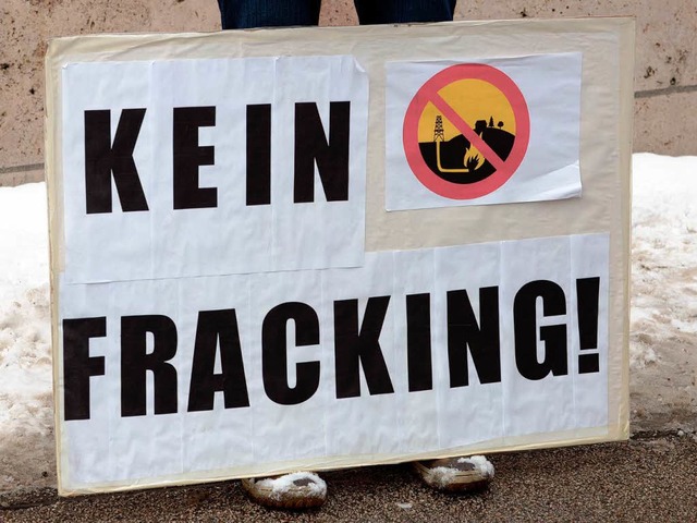 Fracking hat am Bodensee nicht viele Freunde.  | Foto: dpa
