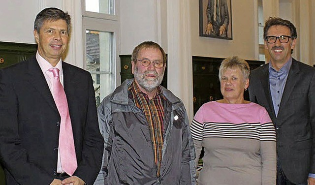 Abschied von der Stadtverwaltung:  Br... mit  Heinz Sutter und  Barbara Blank   | Foto: ZVG