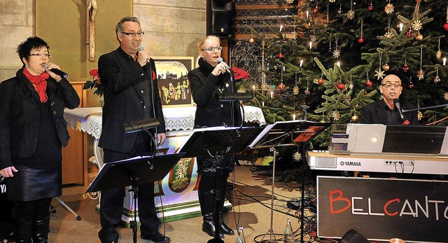 Wohllaut in der Diersburger Kirche: &#...0; bei ihren weihnachtlichen Gesngen   | Foto: wolfgang knstle