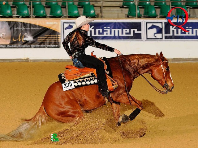 Janine Ketterer zeigt mit &#8222;Lenas...ften in Kreuth einen perfekten Stopp.   | Foto: ART &amp; Light Photography/artnlight.de