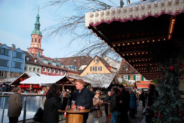 Der Weihnachtsmarkt geht am Montag zu Ende.  | Foto: ges