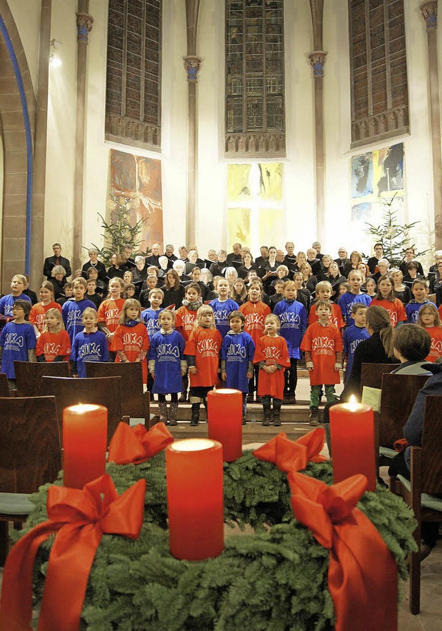 Quempas Singen der evangelischen Stadtkantorei  | Foto: Bruhier Carola