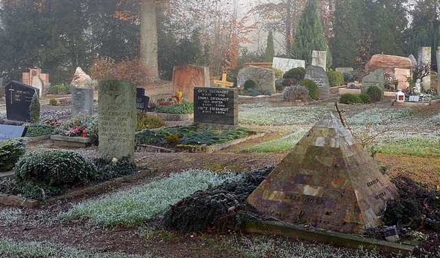 Die Gemeinde Badenweiler ist offen fr... Friedhof in Oberweiler zu sehen ist.   | Foto: Umiger
